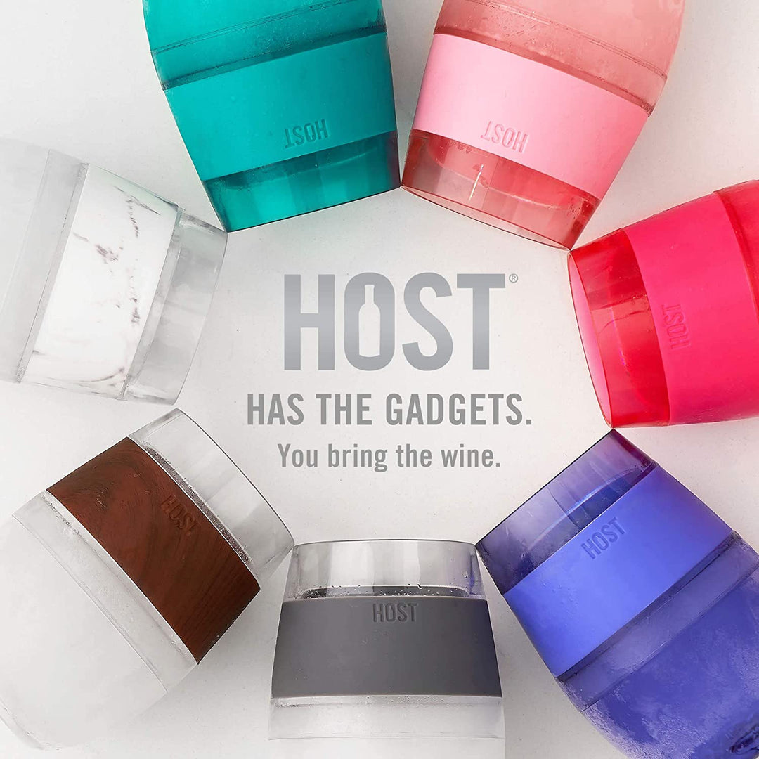 Freezable wine glasses by Host