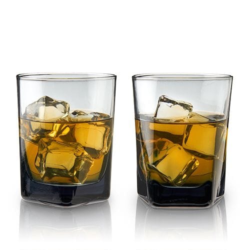 True Brands Viski Smoke Double Old Fashioned Glasses - Set of 2