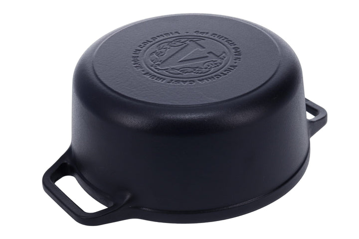 Victoria Cast Iron Victoria Cast Iron Dutch Oven - 6 Quart Combo Cooker