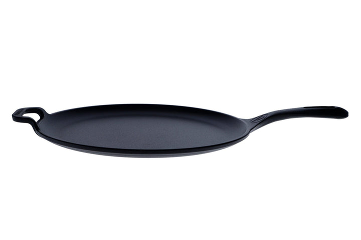 Victoria Cast Iron Victoria Cast Iron Pizza Pan/Comal - 12 inch with Long Handle and Helper Handle