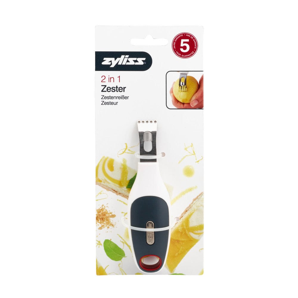 Zyliss 2-in-1 Citrus Zester and Channel Knife